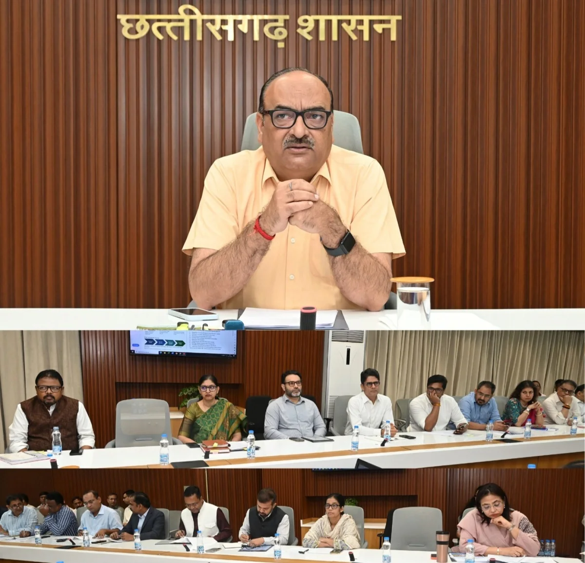 शासकीय योजनाओं के क्रियान्वयन और निर्माण कार्यों में तेजी लाई जाए- मुख्य सचिव विकासशील ..
