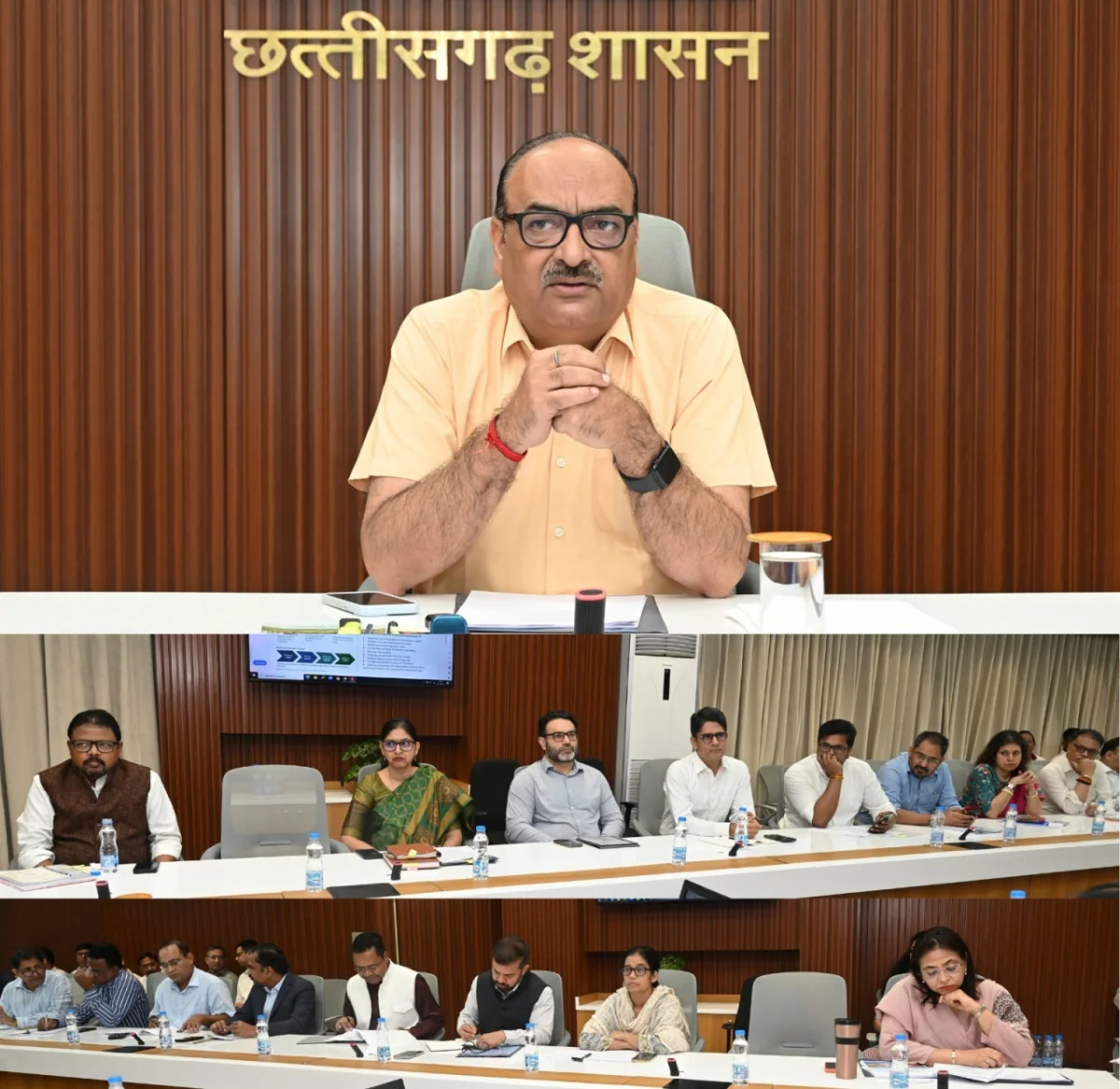 शासकीय योजनाओं के क्रियान्वयन और निर्माण कार्यों में तेजी लाई जाए – मुख्य सचिव विकासशील
