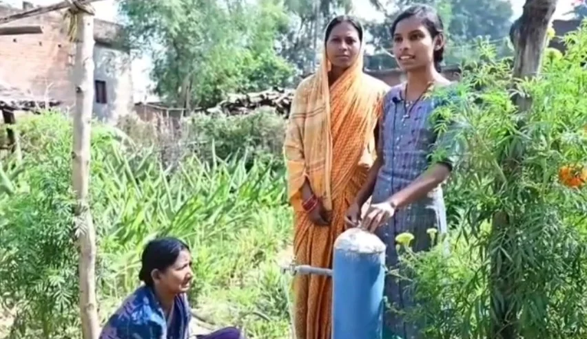 जल संरक्षण की शपथ के साथ ग्रामीणों को जल गुणवत्ता जांच का दिया गया प्रशिक्षण