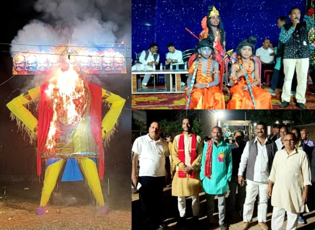 सकरेली कलां में हर्षोल्लास से मना दशहरा उत्सव ..