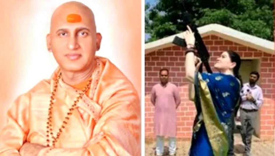 हवाई फायरिंग विवाद के बीच SP अंकिता शर्मा के समर्थन में उतरे अवधेशानंद गिरी महाराज ..