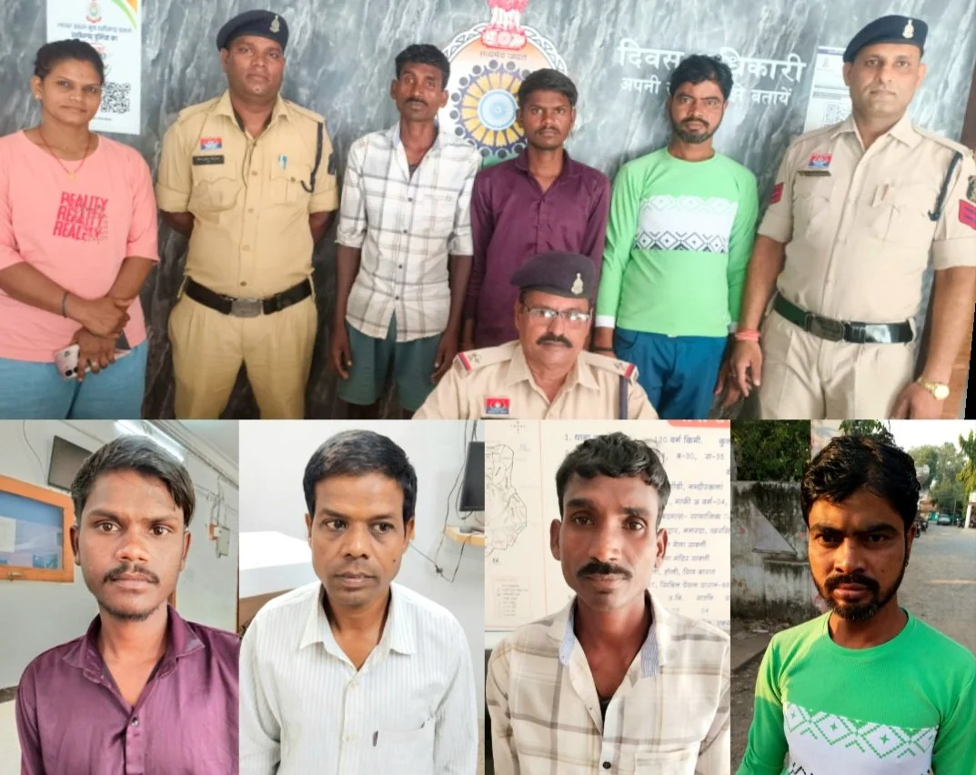 वर्षों से फरार चार स्थायी वारंटी गिरफ्तार, सक्ती पुलिस ने न्यायालय में किया पेश ..